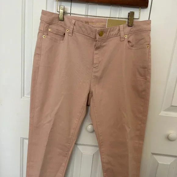 MICHAEL KORS Mid Rise IZZY Cropped Skinny SZ 10 - Picture 4 of 6